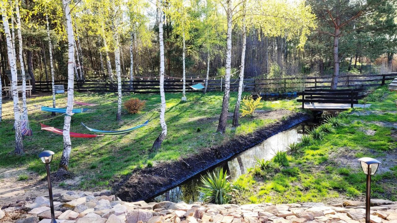Vip Village Las Woda Rower - Podgrzewany Basen, Balia, Sauna Miedzierza Eksteriør billede