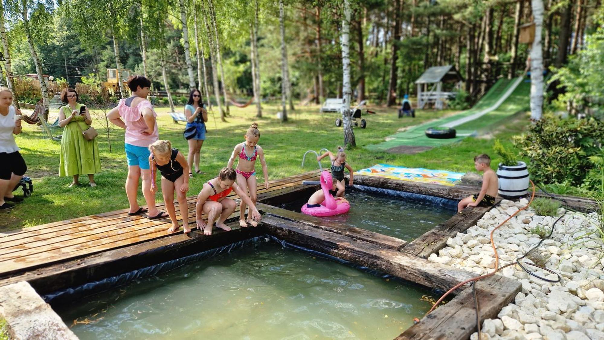 Vip Village Las Woda Rower - Podgrzewany Basen, Balia, Sauna Miedzierza Eksteriør billede