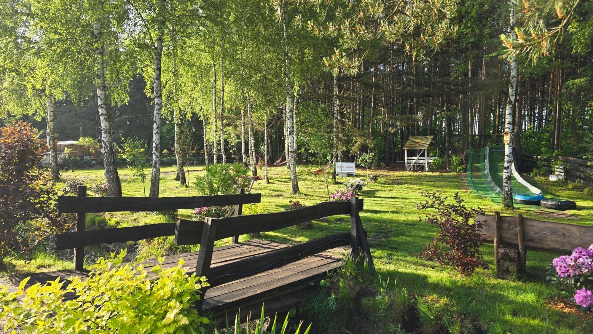 Vip Village Las Woda Rower - Podgrzewany Basen, Balia, Sauna Miedzierza Eksteriør billede