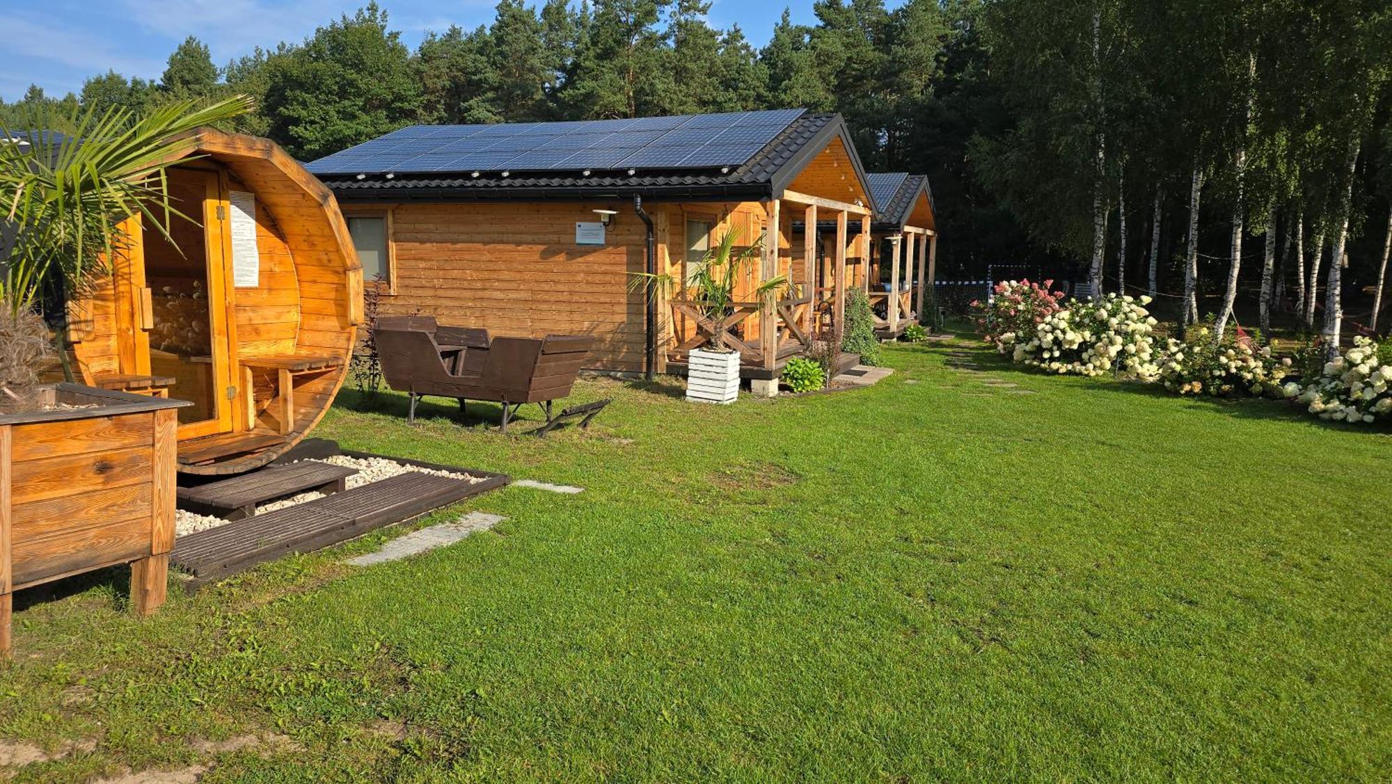 Vip Village Las Woda Rower - Podgrzewany Basen, Balia, Sauna Miedzierza Eksteriør billede