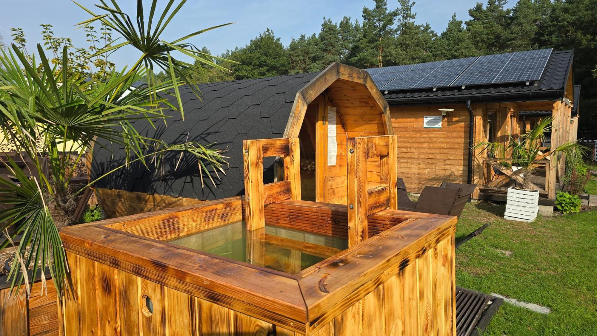 Vip Village Las Woda Rower - Podgrzewany Basen, Balia, Sauna Miedzierza Eksteriør billede